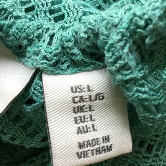 Haute Hippie Seafoam Green Maxi Cover Up Dress l - Picture 8 of 11